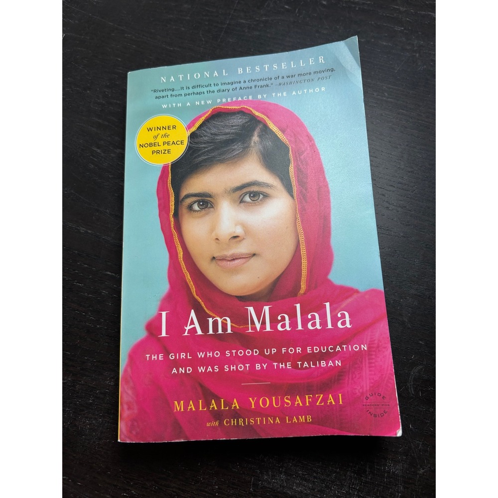 I Am Malala Yousafzai Paperback‎ Book Memoir Nobel Peace Prize Winner 2015 Ed